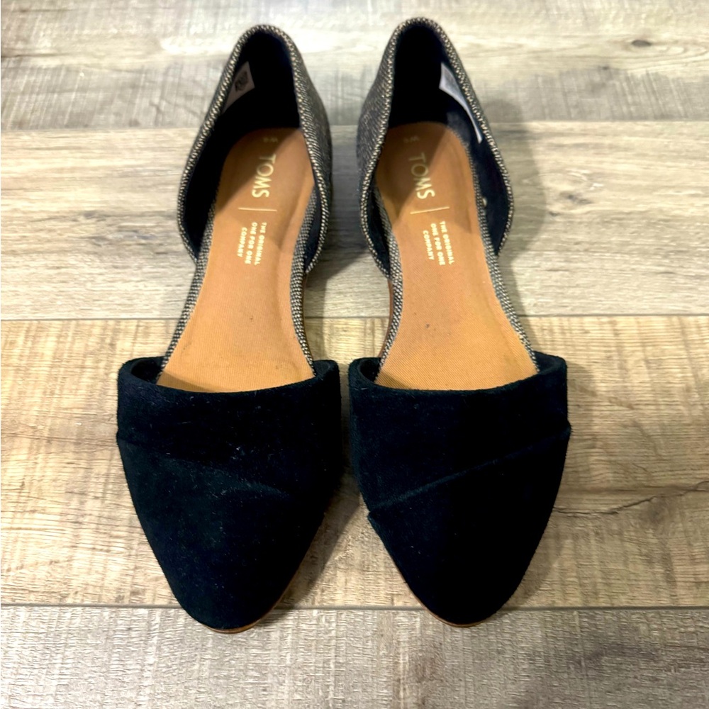 TOMS Jutti D’Orsay Flats - Size 6 - EUC